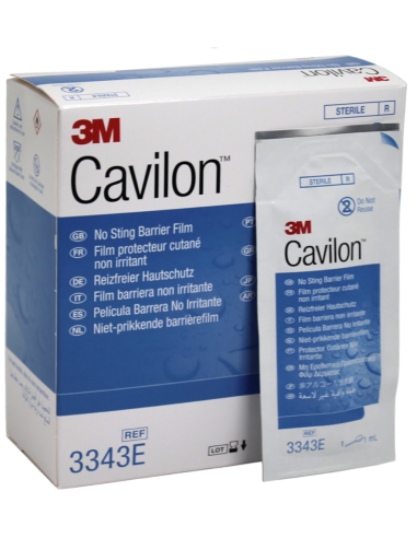 CAVILON SACHET PELICULA PROTECTORA SIN ALCOHOL 1 ML (25 UNIDADES/CAJA)