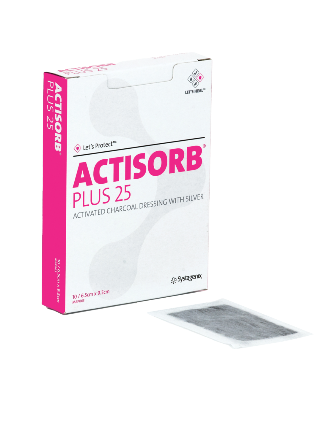 ACTISORB PLUS - APOSITO CARBON ACTIVADO CON PLATA 10,5 X 10,5 CM (CAJA ...